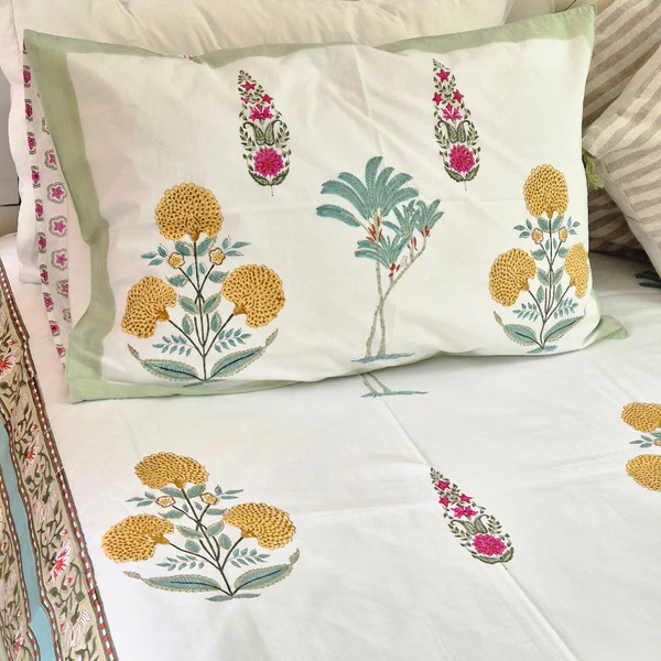 Bloom In Every Thread Jaipuri Block Print Sheet Set