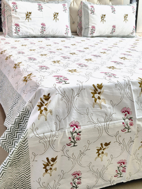 Blooming Beauty Hand Blocked Sheet 1